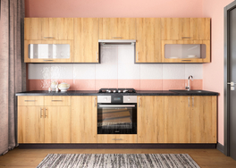 Kuchyňa ESTERO 300 wenge dark/dub wotan