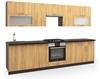 Kuchyňa ESTERO 300 wenge dark/dub wotan