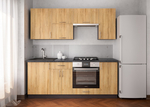 Kuchyňa ESTERO A 200 wenge dark/dub wotan