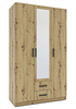 Šatníková skriňa SIMPLE 120 3D2Dr dub artisan