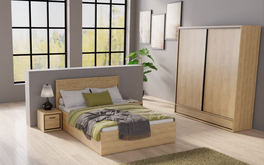 Zostava do spálne SET2 PILETAS dub hickory