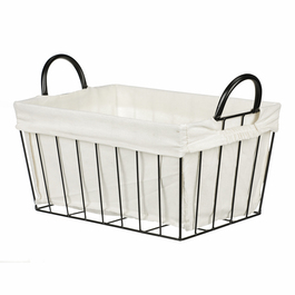 OV4130-ST - Kôš kovový, s látkou.