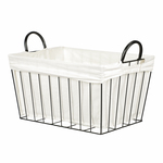 OV4130-V - Kôš kovový, s látkou.