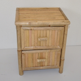 Komoda bambusová 2 zásuvky