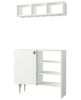 Komoda s regálom KALVINA biela
