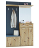 ARMADI II predsieňová stena antracit/dub artisan