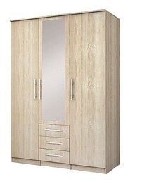 Skriňa ROMA LUX 3 šatníková, 150cm