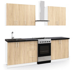 Kuchyňa FELIPE B 180 biela/dub sonoma