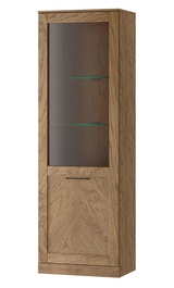 Vitrína MIRI 10 1D dub rustikálny
