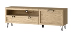 Televízny stolík ALTEA 25 1D1S dub artisan