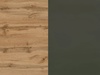 Kuchyňa BERHIL 260 antracit/dub apalačský