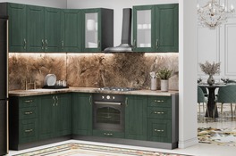 Kuchyňa BARDIS rohová khaki/antracit