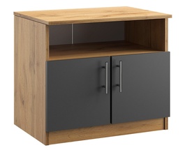 Komoda 2D OFFICE KIT dub apalačský/sivá