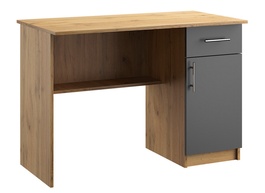 Pracovný stôl OFFICE KIT 5 pravý dub apaláčsky/sivá