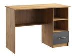 Pracovný stôl OFFICE KIT 4 pravý dub apaláčsky/sivá