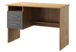 Pracovný stôl OFFICE KIT 2 ľavý dub apaláčsky/sivá