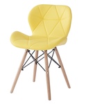 Jedálenská stolička BOSSE žltá