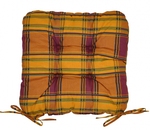 Sedák UNI farba okrová kocka