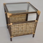 Ratanový stolík Borneo odkladací - farba wicker mix