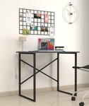 Písací stôl 60x90 cm JARNY antracit/čierna