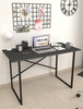 Písací stôl 60x120 cm JARNY antracit/čierna