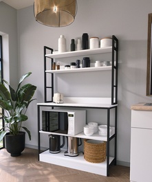 Kuchynský regál VILMAR biela