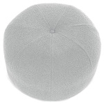 AK-307 GREY2 - Taburet, šedá Bouclé látka.