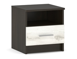 Nočný stolík so zásuvkou (set 2ks) ATHOS wenge/dub kraft