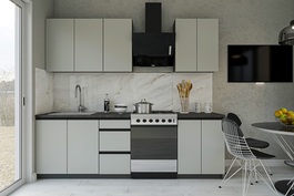 Kuchynská linka 180 MESINA chinchila grey