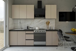 Kuchynská linka 180 MESINA satin/clay grey