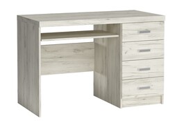 Písací stôl INDIANAPOLIS I-16 jaseň biely