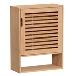 Kúpeľňová skrinka závesná LANTA prírodný bambus