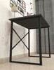 Písací stôl 60x120 cm JARNY antracit/čierna