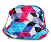 Dizajnový sedací vak 189x140 Triangle 2 s popruhmi