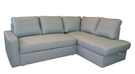 Rohová sedačka MODERN rozkladacia kože