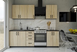 Kuchynská linka180 REMUS dub Sonoma