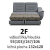 Sedacia súprava BALBOA OT-2F v tvare 