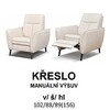 Kreslo ROSSO LUX manuálne