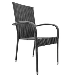 Záhradné ratanové kreslo ESSEN antracit