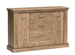 GOLETA A1 komoda 2D4S farba kraft zlatý