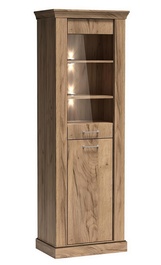 GOLETA A11 vitrína 2D barva dub kraft zlatý