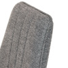DCL-379 GREY2 - Stolička jedálenská, strieborná látka, šedé kovové nohy