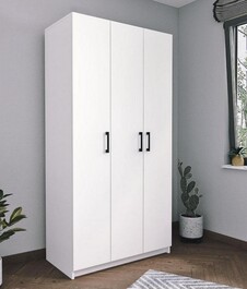 Šatníková skriňa trojdverová CLASSIE 3 farba biela