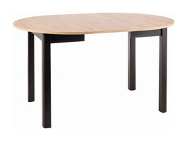 Jedálenský stôl rozkladací DENY 102 dub artisan/čierna mat