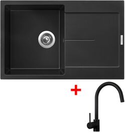 Sinks ULTIMA 790 Pureblack + Vitalia čierna matná