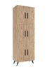 NILSA policová skriňa, pine