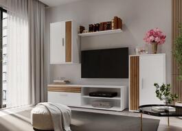 Obývacia zostava HYDRA farba biela/tablilla