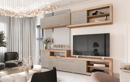 Obývacia zostava LAMIA farba gotland/graige tessie