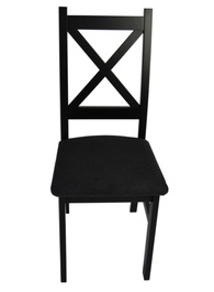 Jedálenská čalúnená stolička BINGO farba čierna/poťah Moric 8