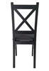 Jedálenská čalúnená stolička BINGO farba čierna/poťah Moric 8